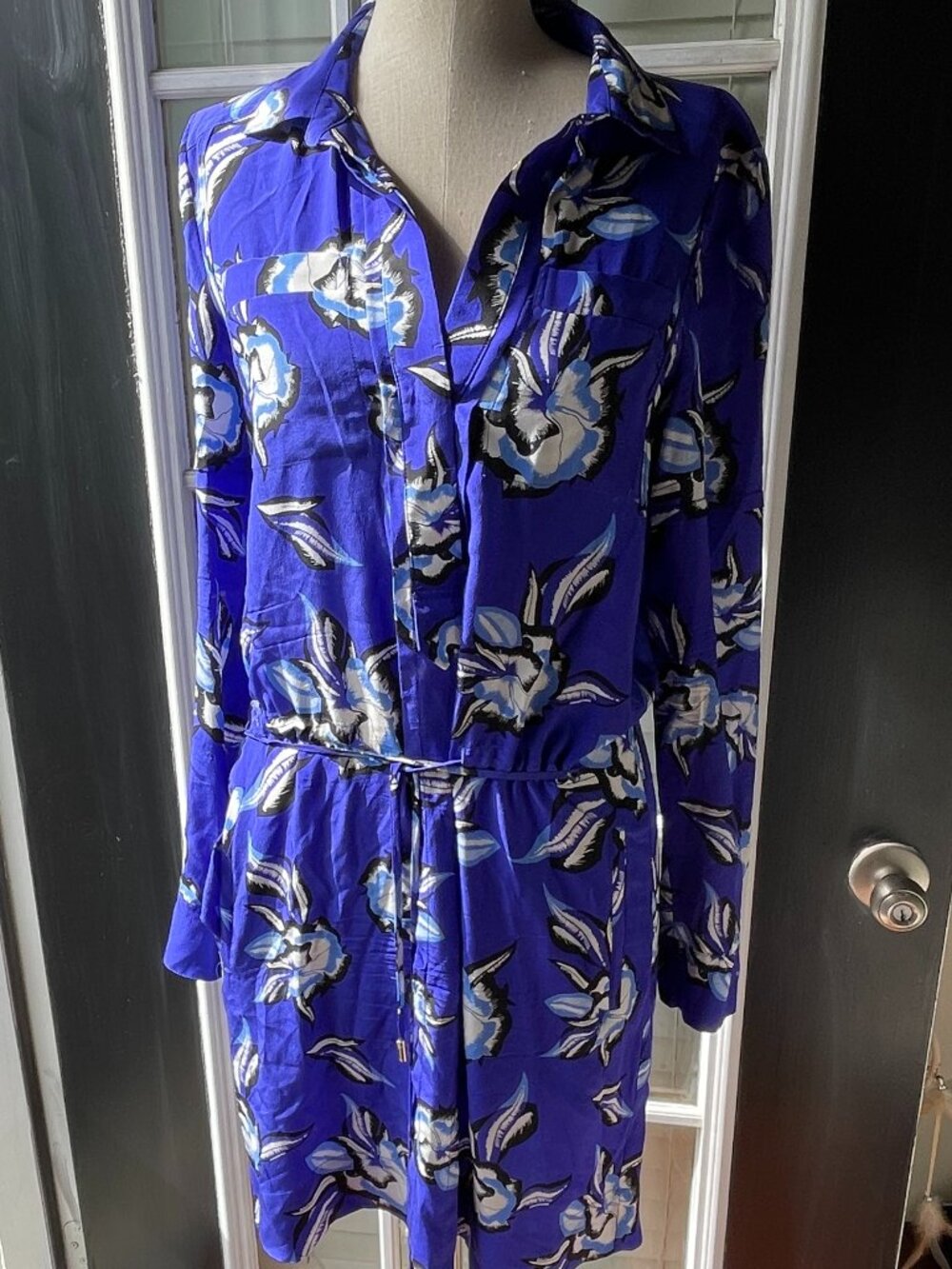 Diane Von Furstenberg Floral Silk Dress